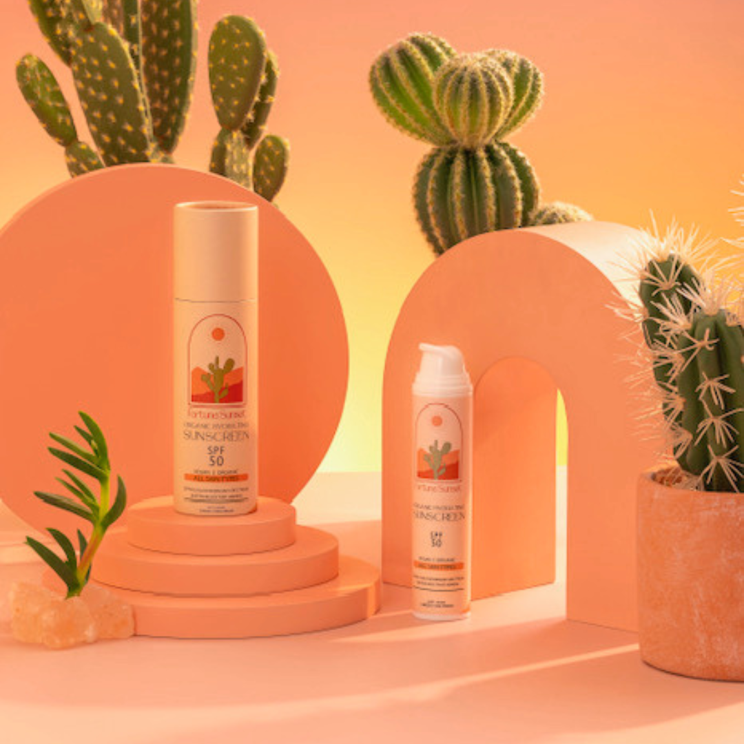 Organic SPF50 Hydrating Sunscreen with Hyaluronic Acid